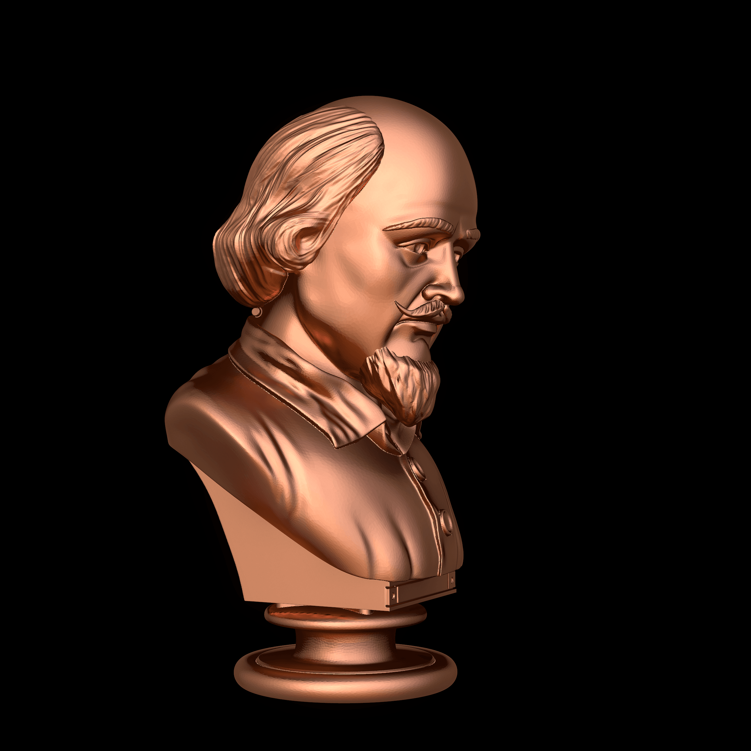 Batman 1960 Shakespeare Bust 3d model