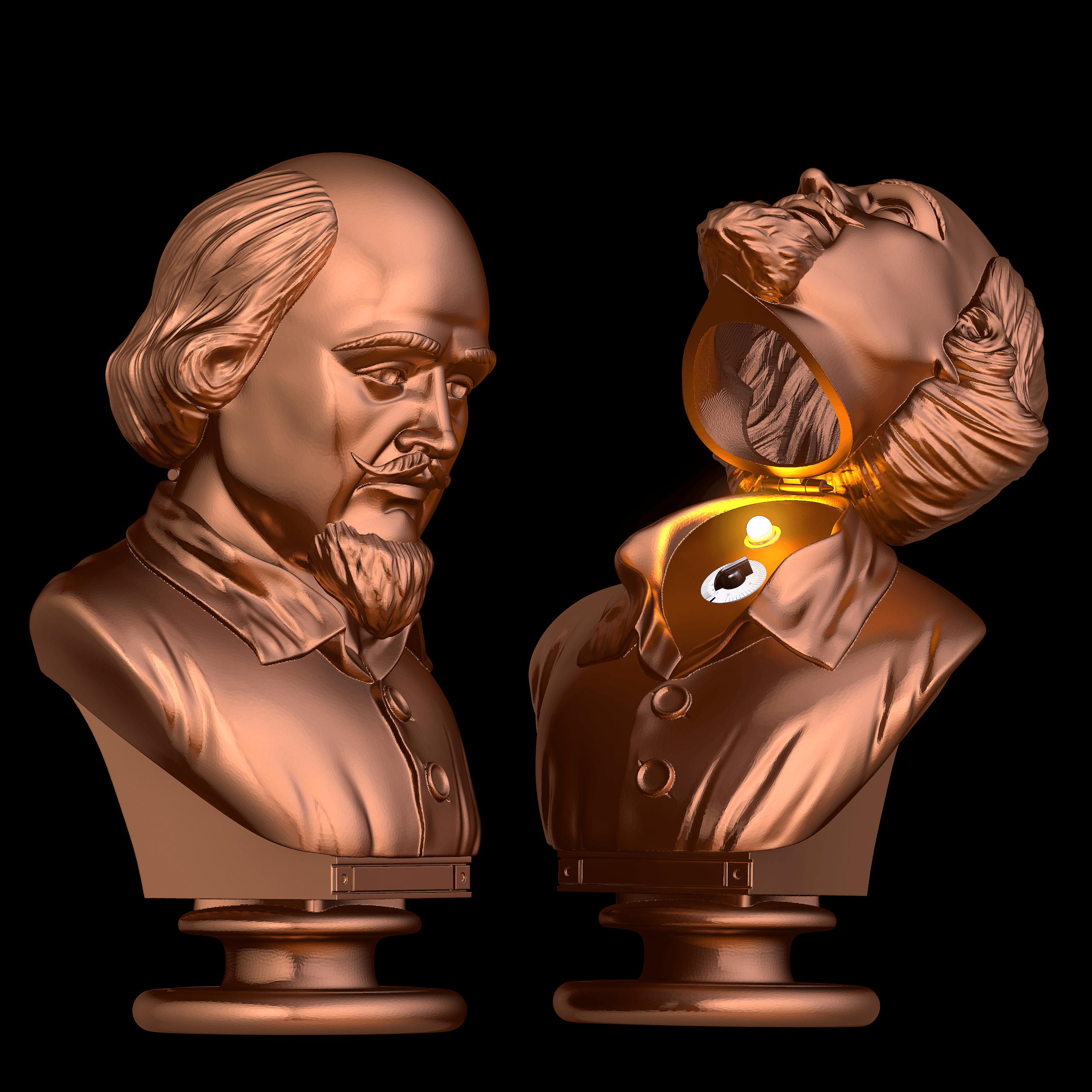 Batman 1960 Shakespeare Bust 3d model
