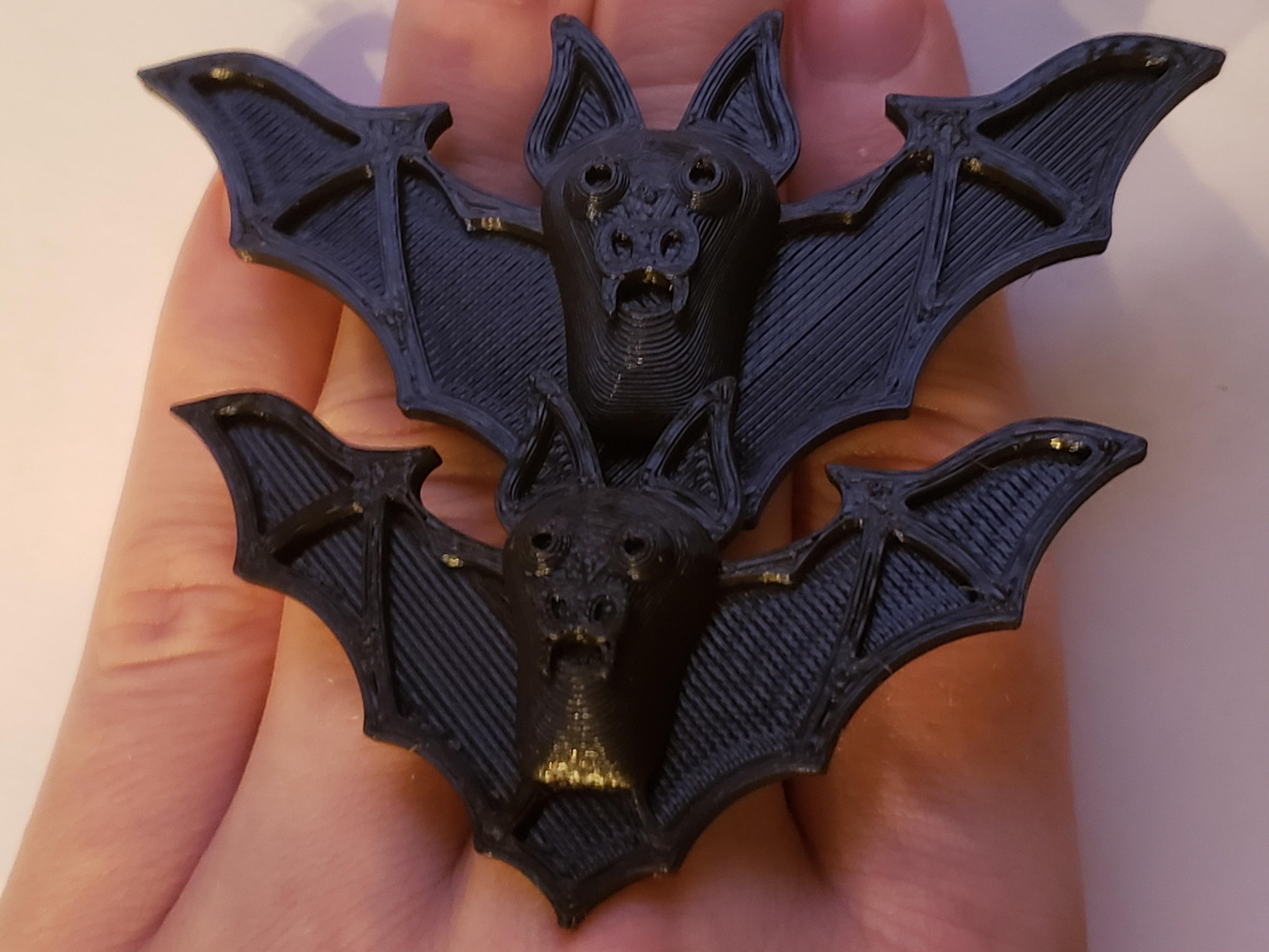 Bat Rings For Halloween 3d model