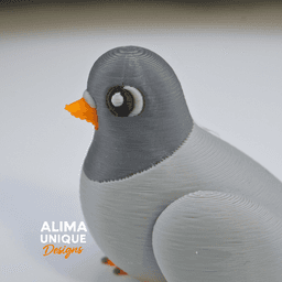 KEYCHAIN Tiny dove.stl 3d model