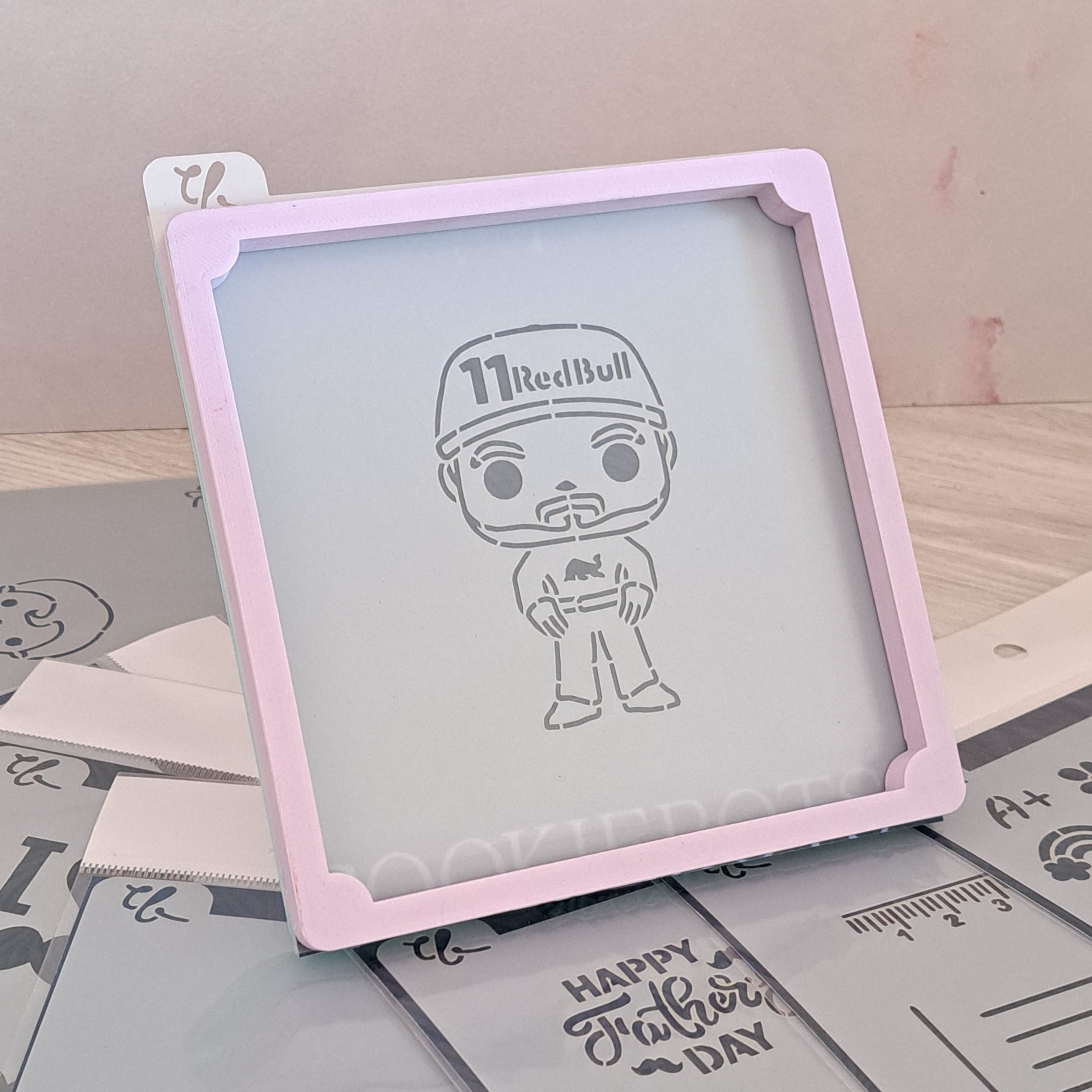 Portastencil / Stencil Holder STL 3d model