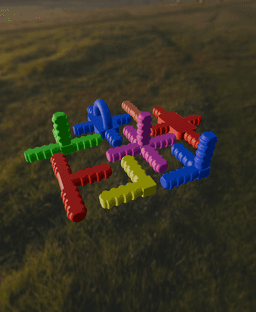 Pool Noodle Modular Shield Kit 3d model