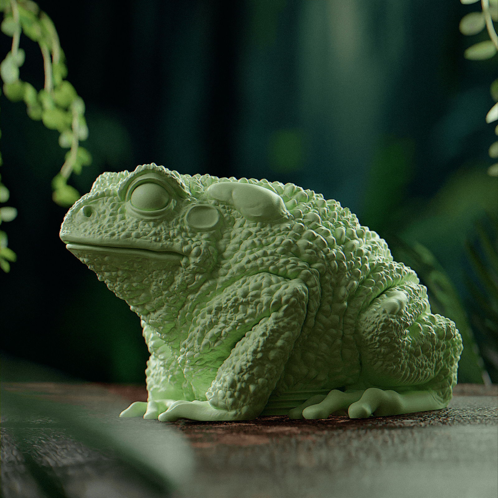 Frog Piggy Bank 3d model