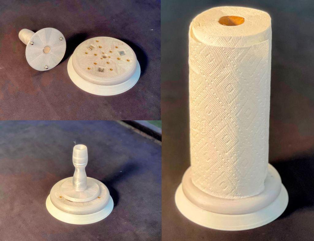 Kinematic Paper Towels - Turntable Adapter 3d model