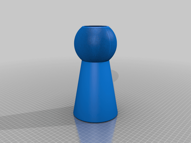Designer Vase, designed in blender 3d model