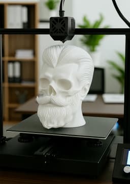 Beard Skull 3d model