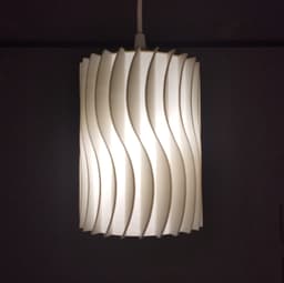 Wave Lamp 3d model