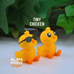 Tiny Cool and Normal Chicken 3d model