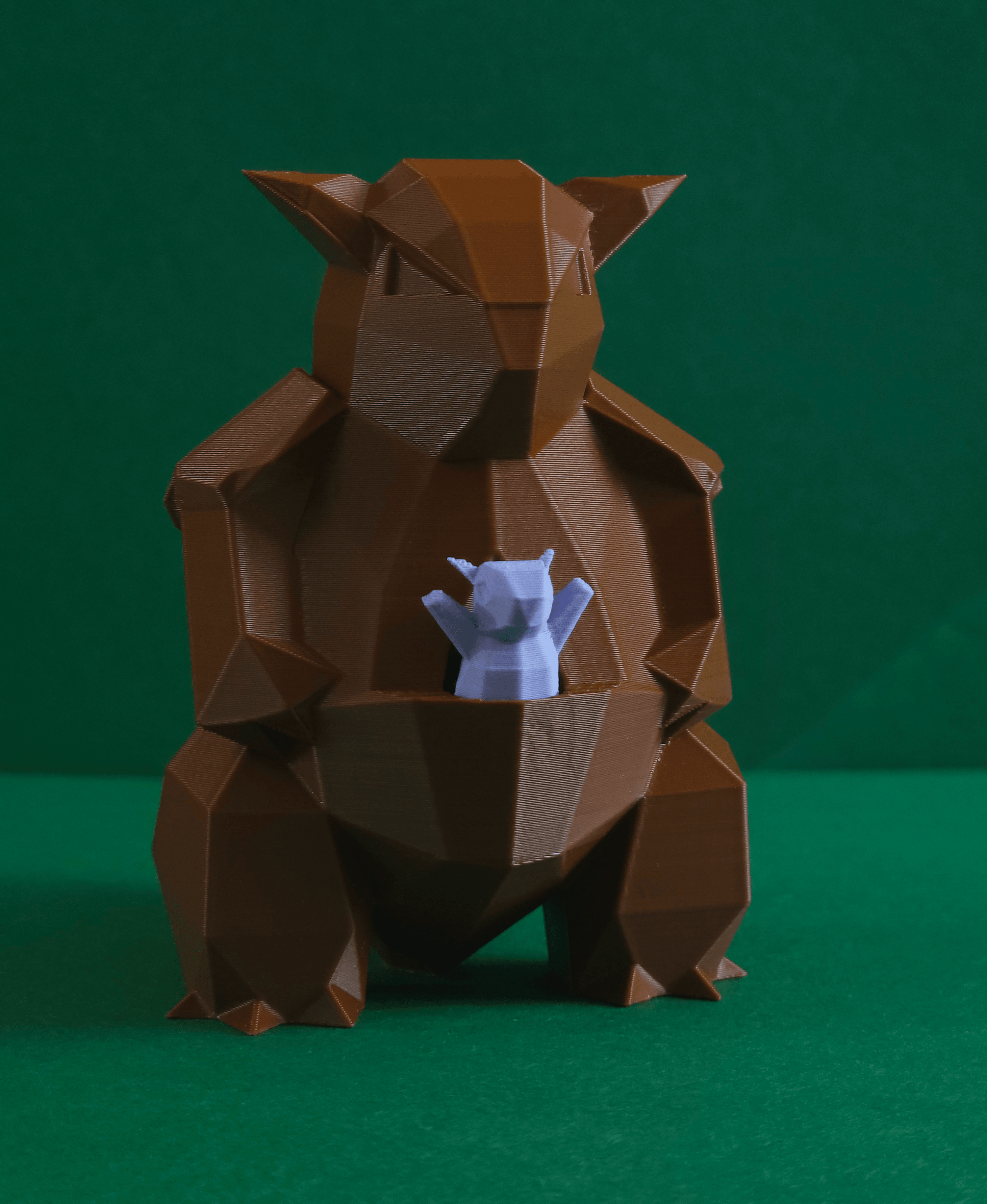 Kangaskhan Low Poly Pokemon 3d model