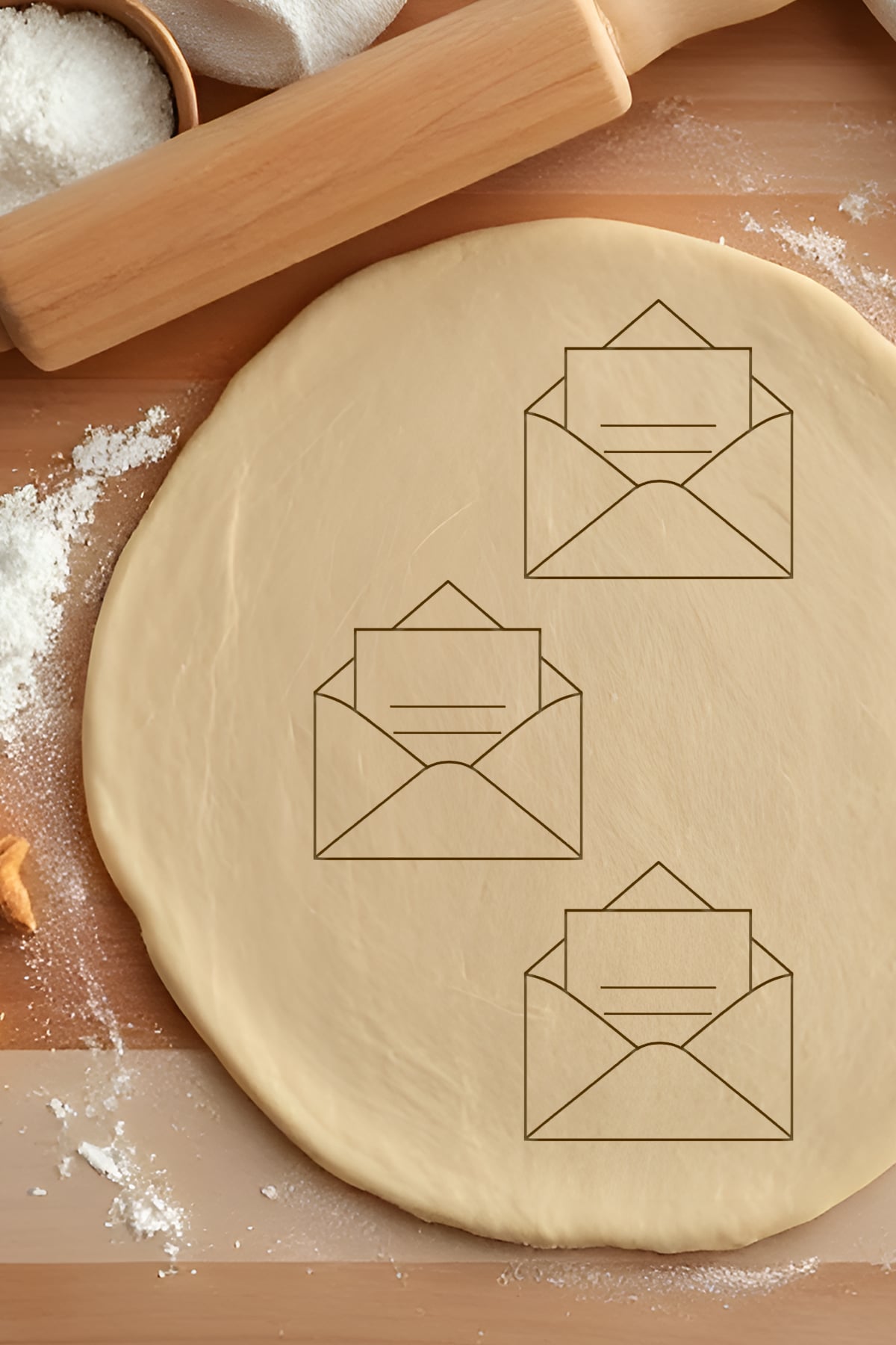 Love Letter Cookie Cutter, Biscuit Cutter 3d model