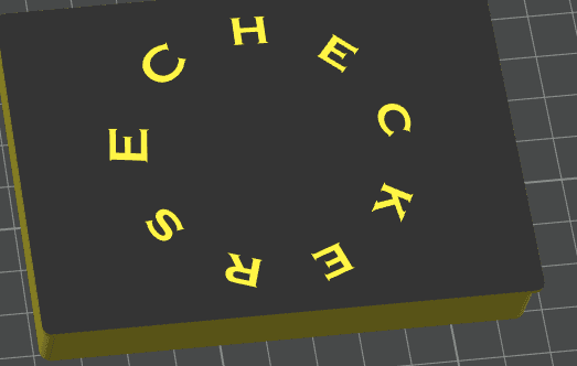 Checkers coin box.3mf 3d model
