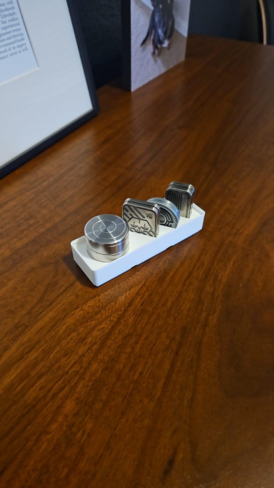 Gridfinity fidget spinner holder 3d model