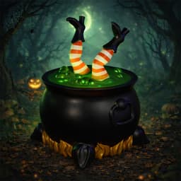 Witch’s Brew Cauldron – Wiggle Budz – Halloween Edition 3d model