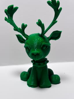 Christmas reindeer 3d model