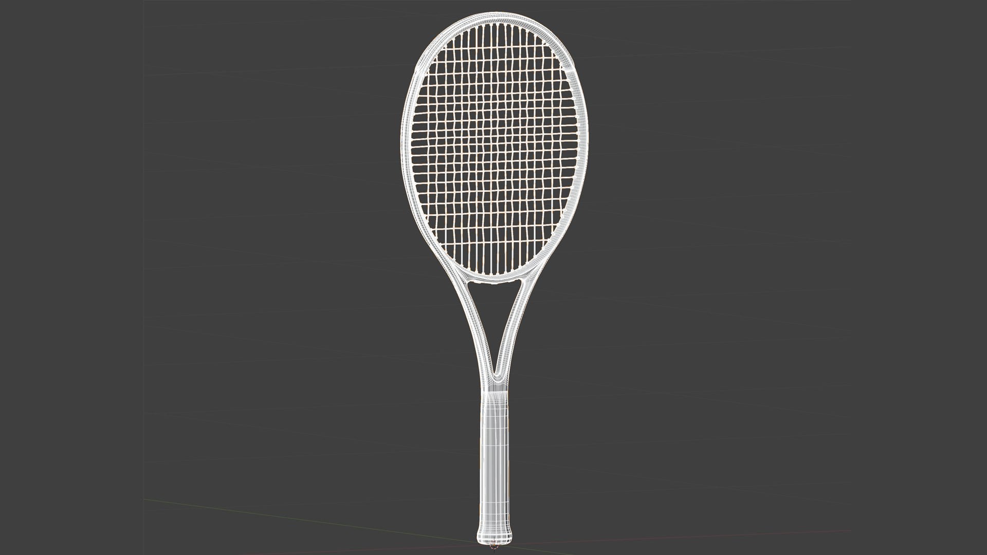 tennis racket 3d model