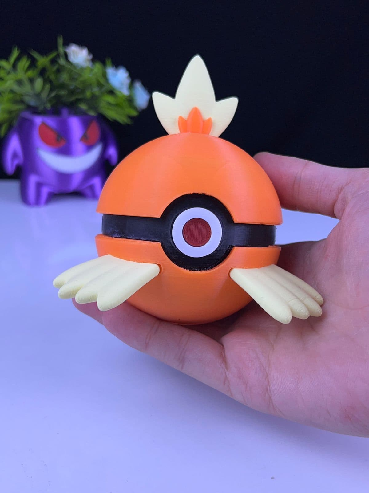 Torchic Pokeball - Multipart 3d model