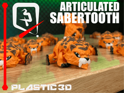 Articulated Sabertooth — The Segmented Prehistoric Prowler 3d model