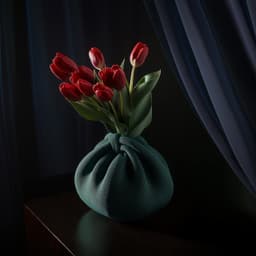 Fabric Knot Vase for Original 3D Printable Home Decor 3d model