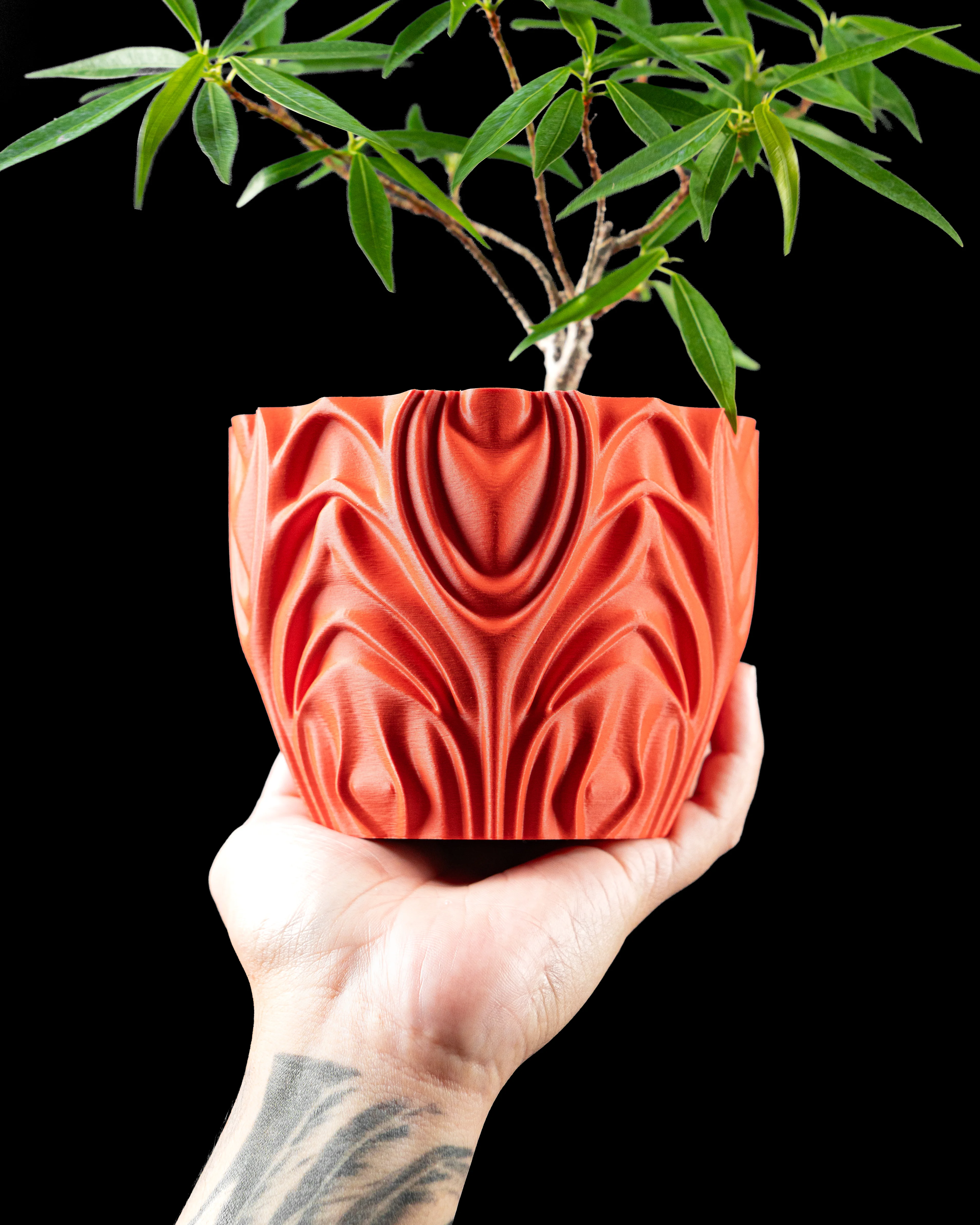 Corru Planter Pot by MODERN MACHINE 3d model