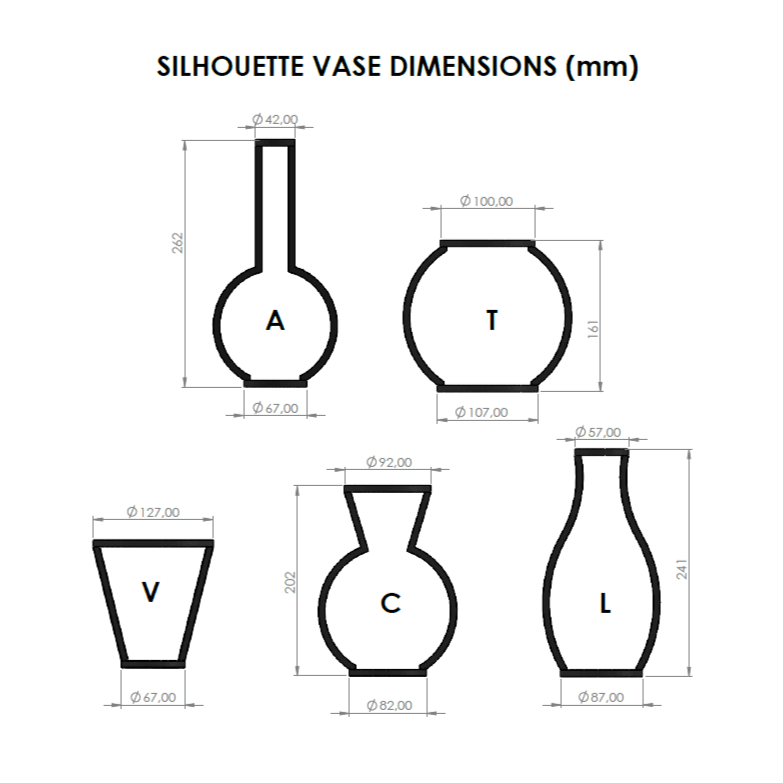 MODERN VASE FOR HOME - T SHAPE 3d model