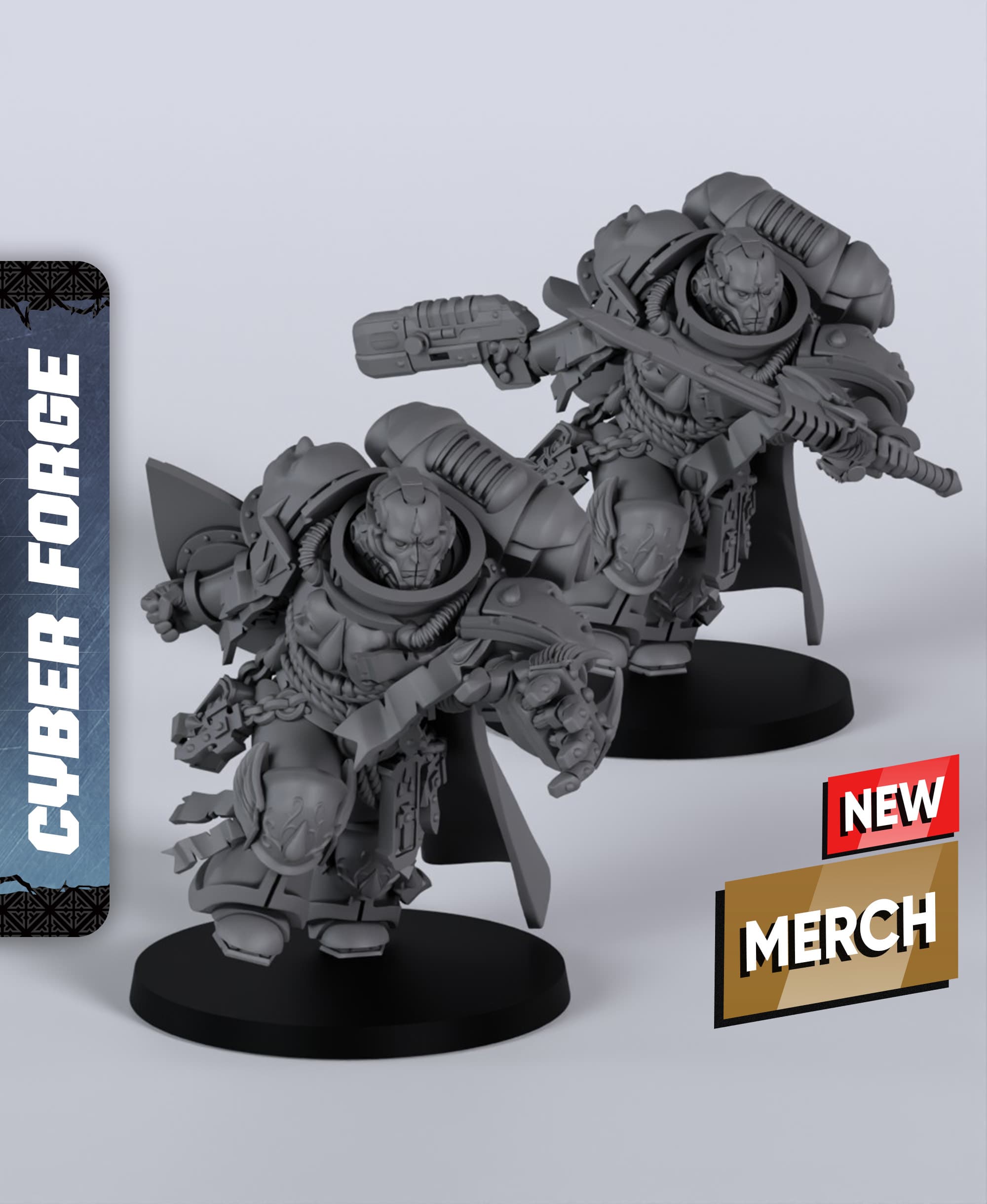 CV Examplars - With Free Cyberpunk Warhammer - 40k Sci-Fi Gift Ideas for RPG and Wargamers 3d model