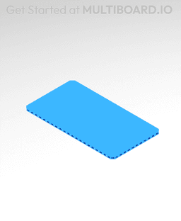 11x6 MU - Plain - MultiBoard Plate 3d model