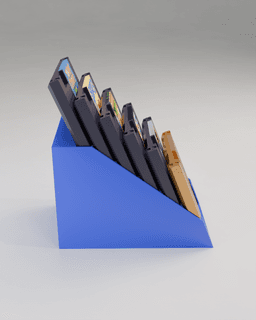 NES Modular Storage Rack 3d model