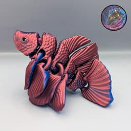 flexi beta fish 3d model