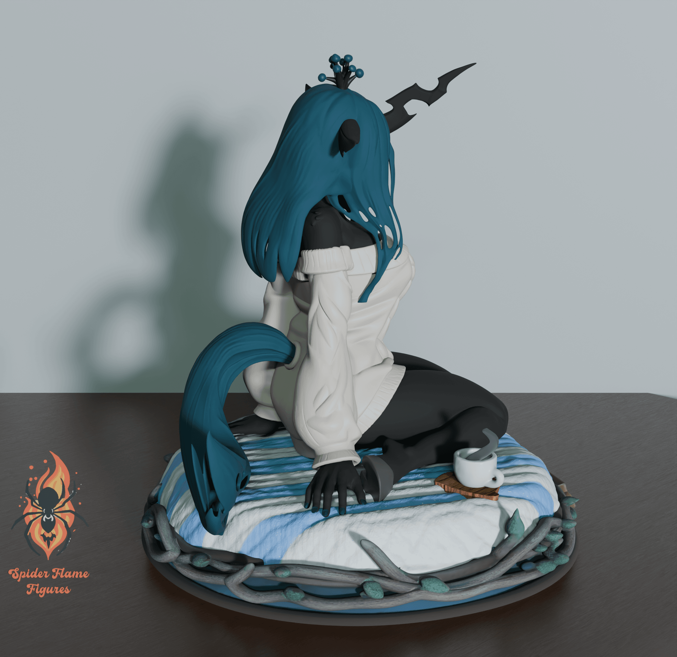 Comfy Queen Chrysalis | My Little Pony Fan Art 3d model