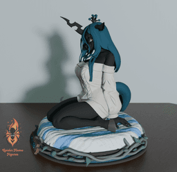 Comfy Queen Chrysalis | My Little Pony Fan Art 3d model