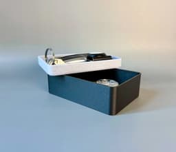 Stacked Organizer Box and Tray 3d model