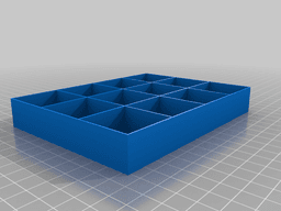 Revell Aqua Color bottle/pot organizer for 4, 6, 8, 10, 12 or 16 square pots 3d model