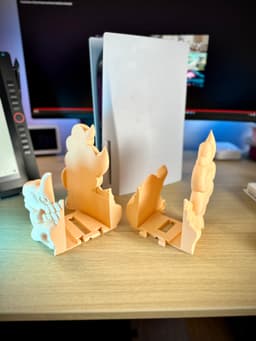 Cloud Stand Playstation 5 Disc Edition - Print-in-Place 3d model