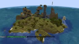 Minecraft Savanna Island 3d model