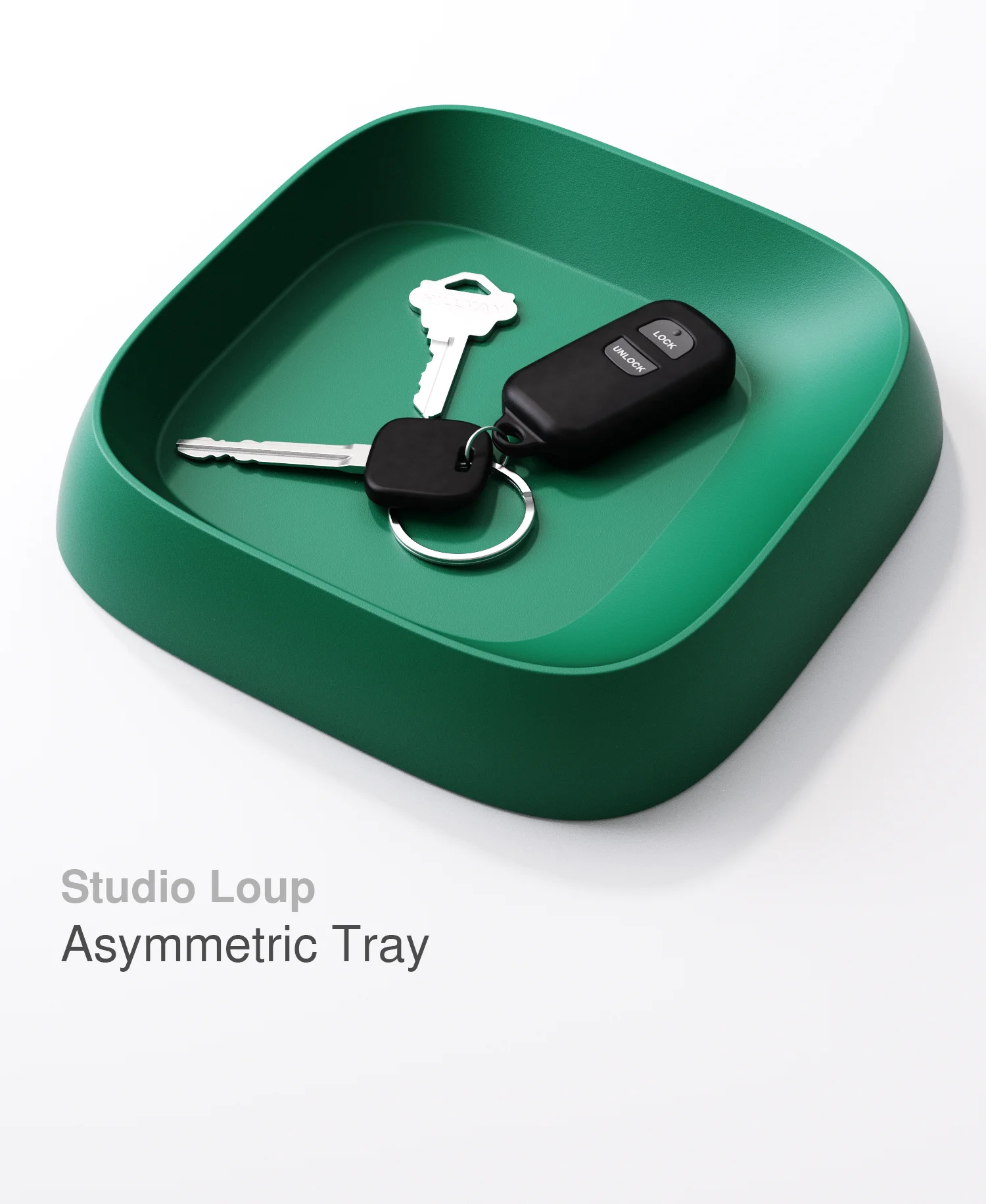 Asymmetric Tray 3d model