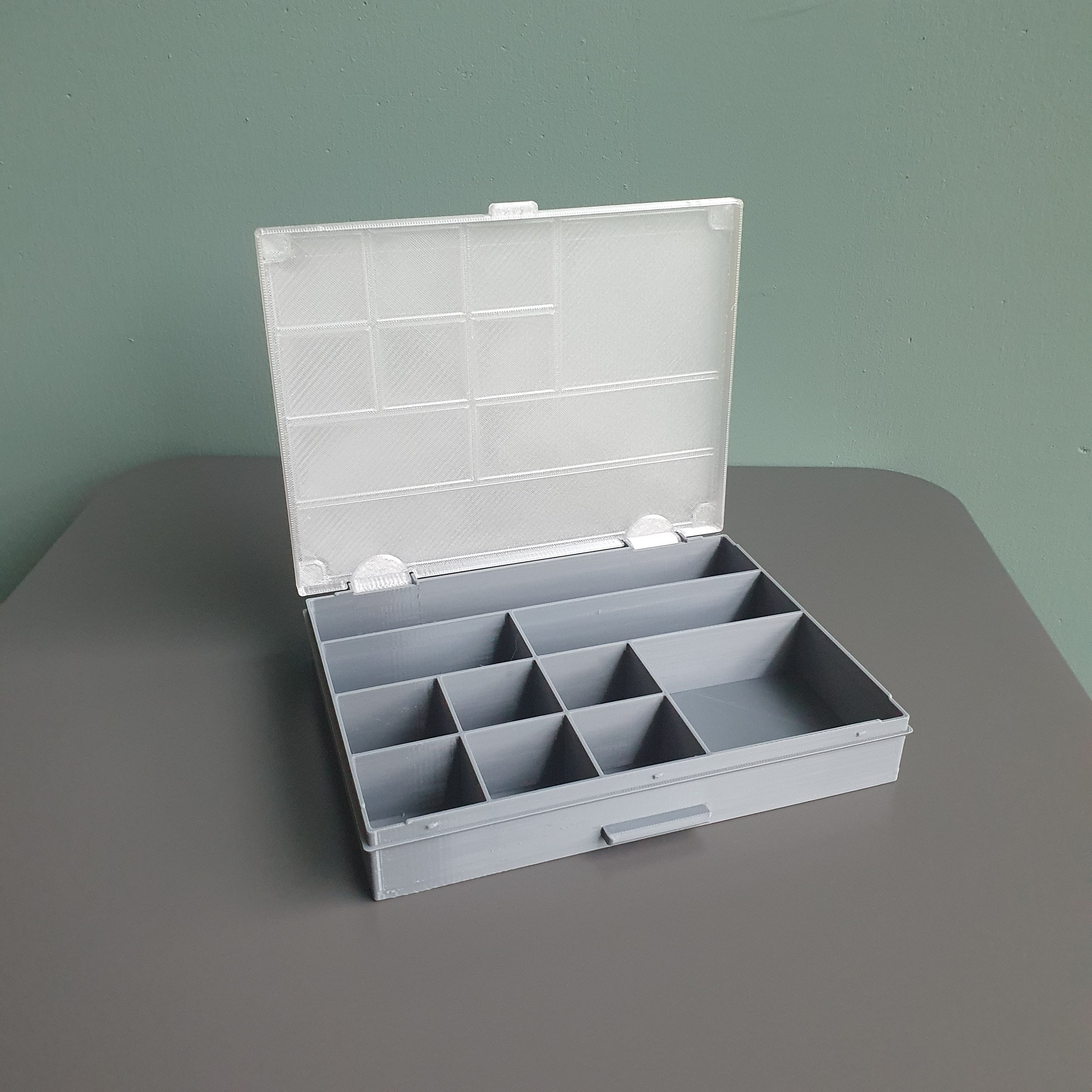 Stackable Organizer Assortment Box with Lid #2 3d model