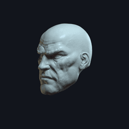 Outback v7 Action Figure Head 3d model
