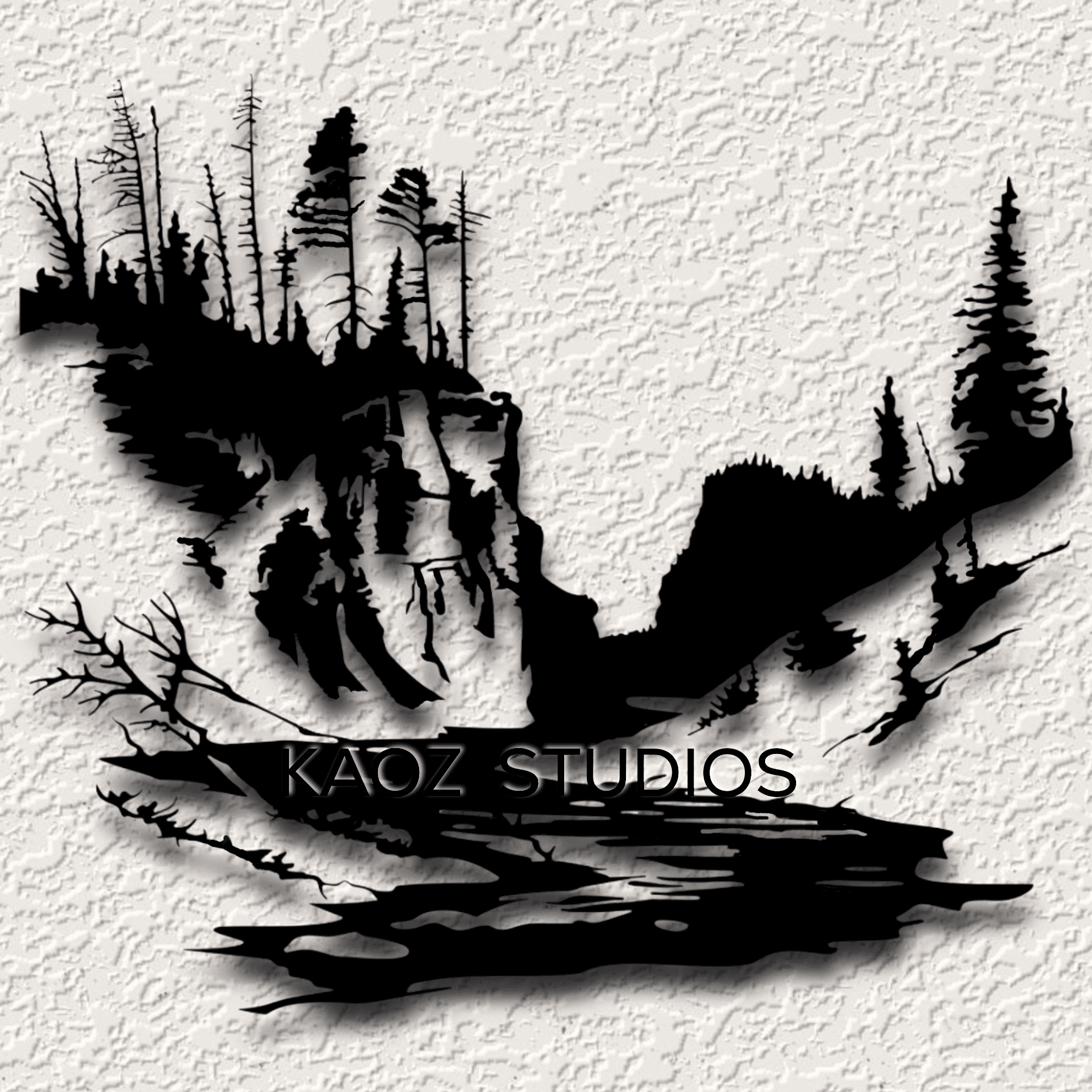 yellowstone national park wall art scenery wall decor wyoming state decoration 3d model