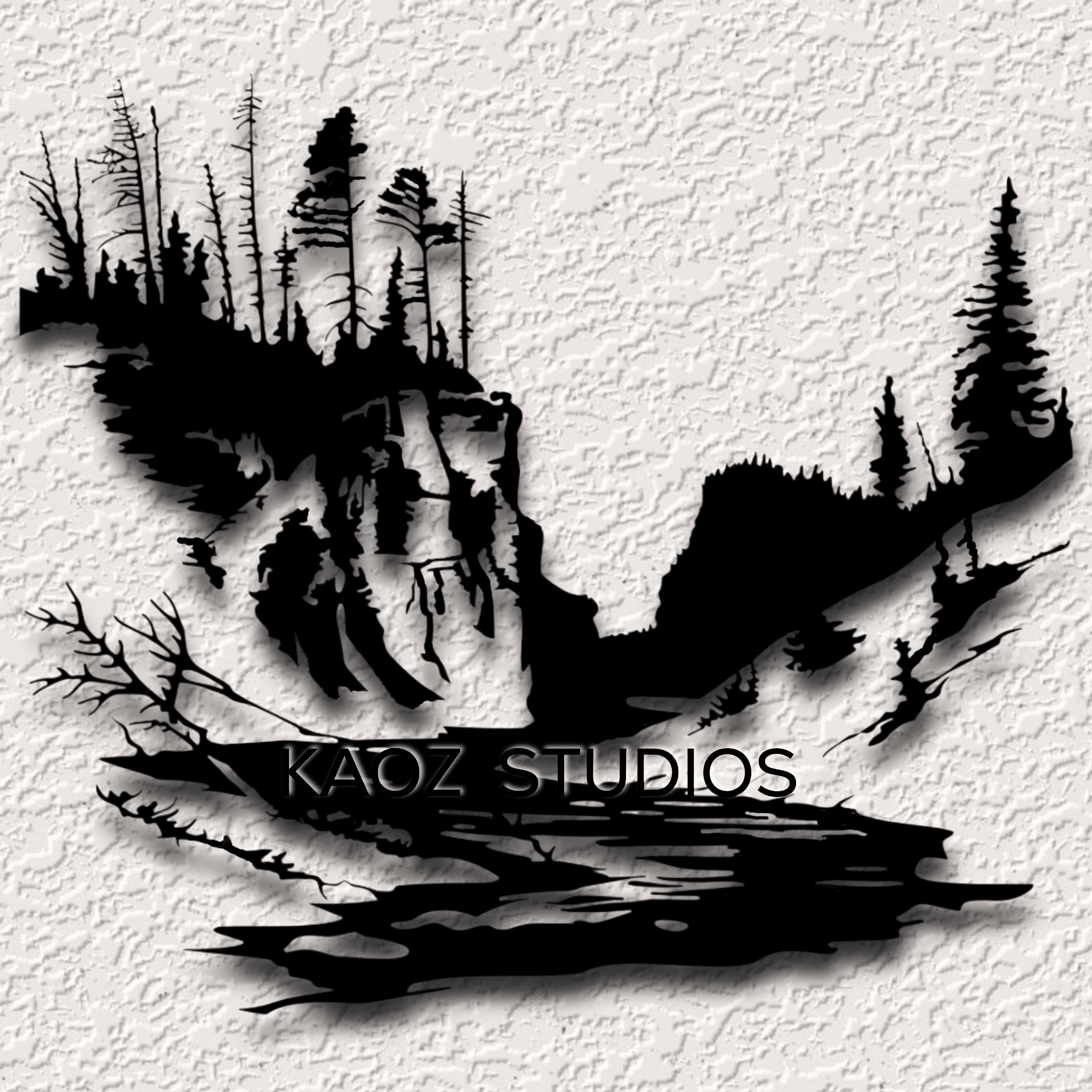 yellowstone national park wall art scenery wall decor wyoming state decoration 3d model