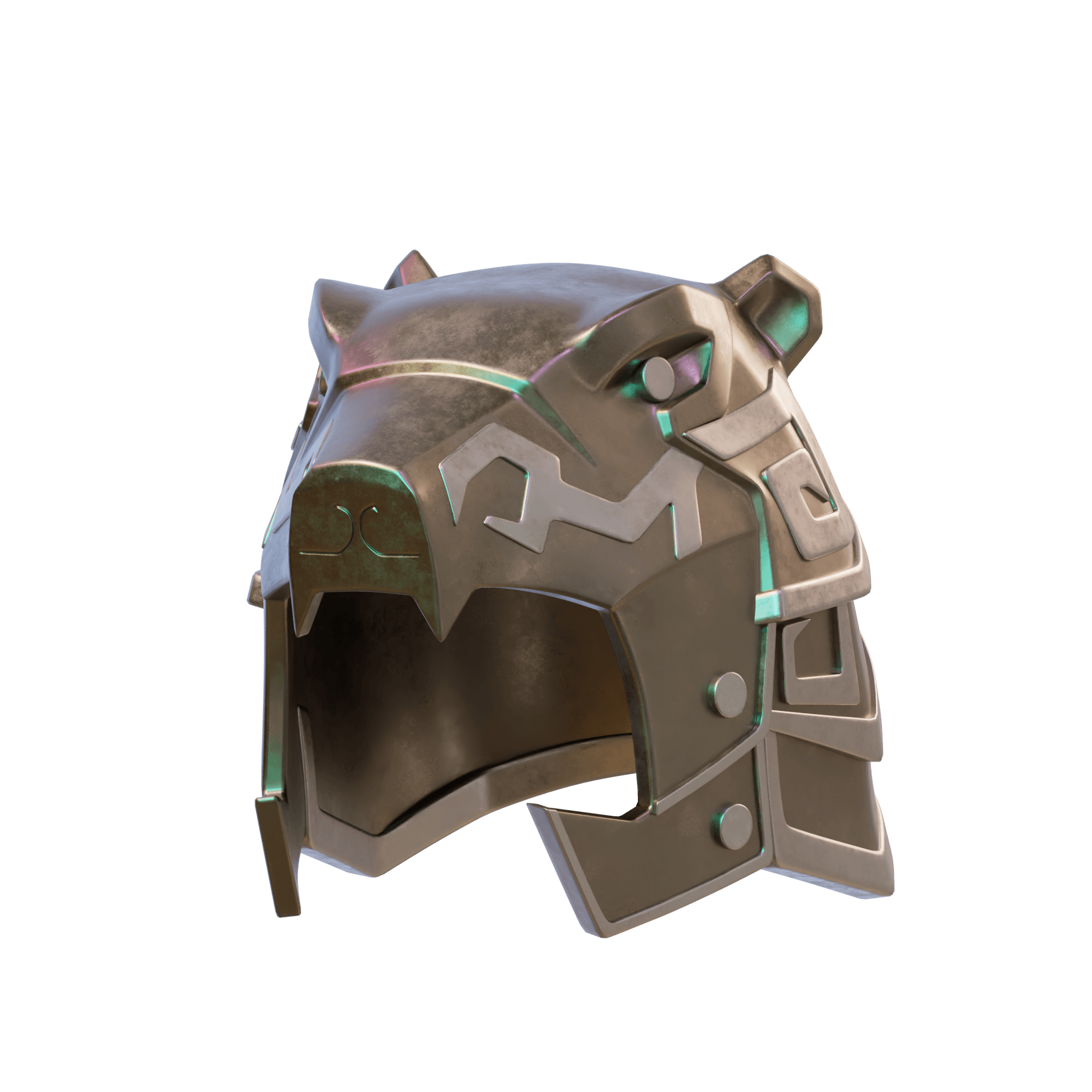 Skyrim Nordic Carved Helmet 3d model