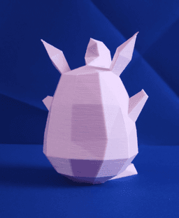Wigglytuff Low Poly Pokemon 3d model