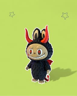 DIY Devil Labubu Doll - Inspired by Labubu - Fan Art 3d model