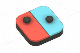 Nintendo Switch Thumb Grips Box/Holder 3d model