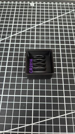 CR2016 Battery Gridfinity Bin (1x1x4) 3d model