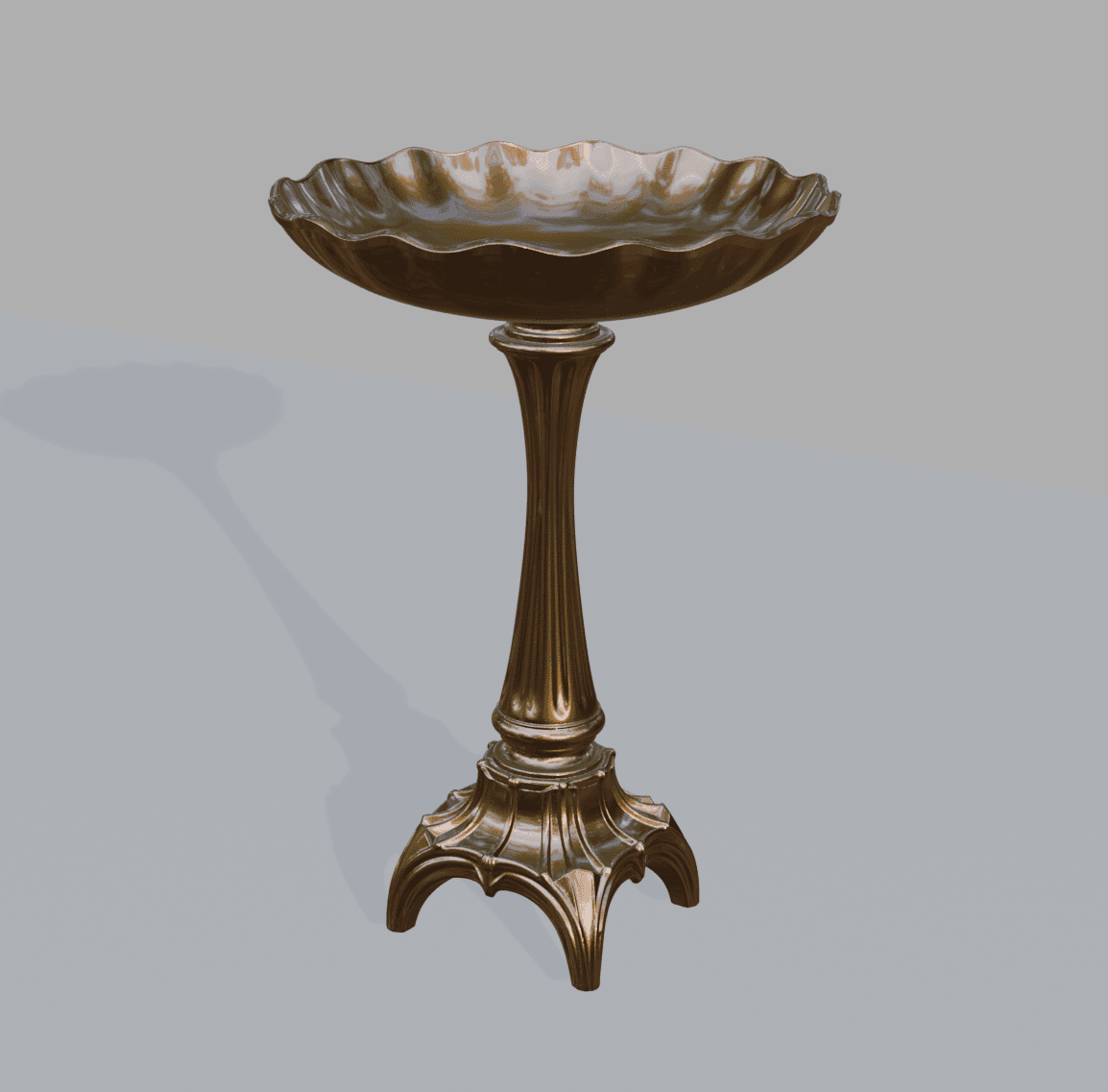 Elegant Candy Vase – Ornate Pedestal Bowl for Sweets, Jewelry, Decor & Fantasy Displays 3d model