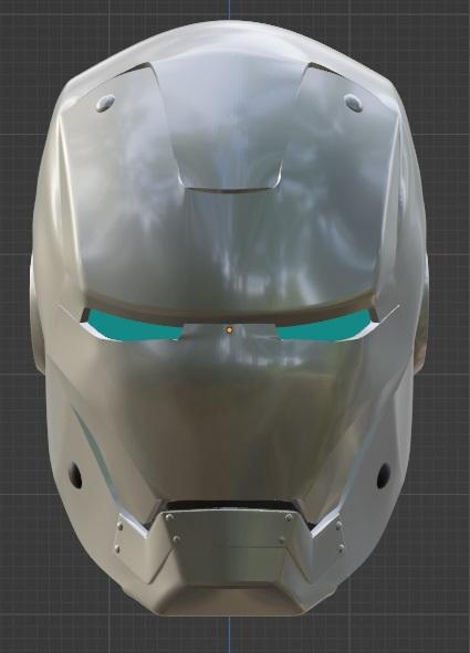 Mark 2 Iron Man Helmet 3d model
