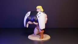 He-Man Controller Holder 3d model