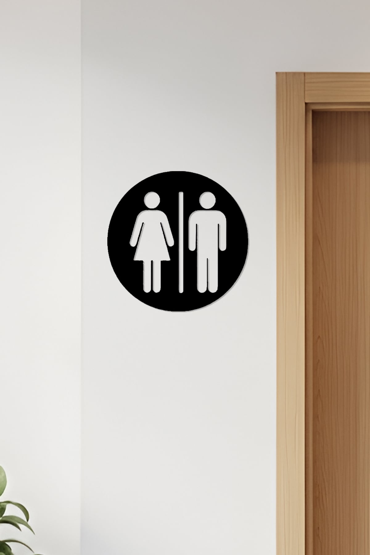 WC, Toilet Sign, Restroom 3d model