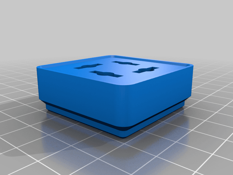 Gridfinity Microlux chisel tip and sander head storage modules 3d model