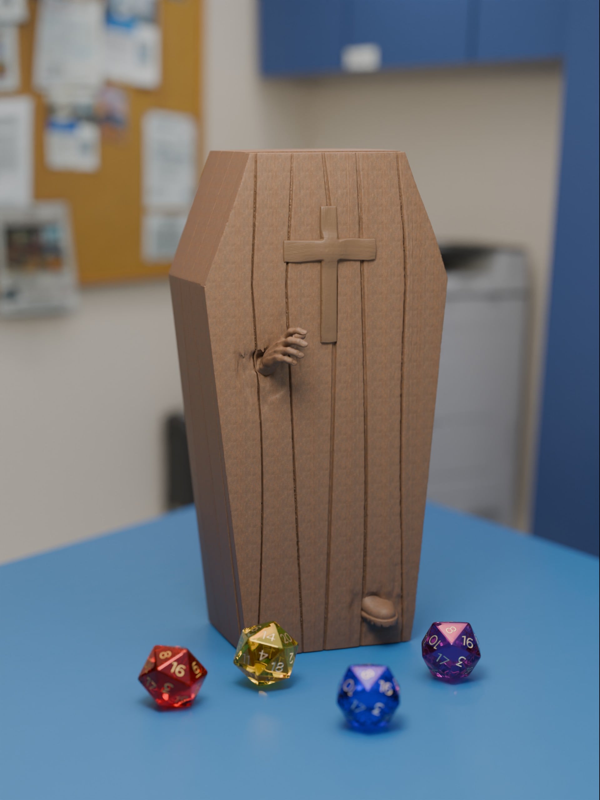 Coffin Dice Box 3d model